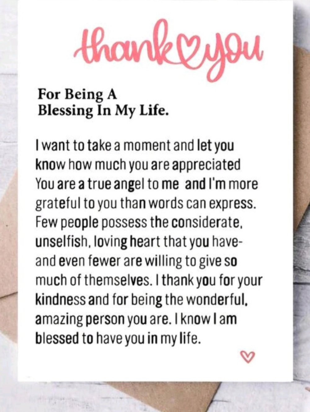 Thank You Card Greeting New!